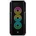 iCUE 5000T RGB Tempered Glass Mid-Tower Smart Case, Black - Foto miniatura 1