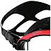 Maschera I3 Sunrise Trasparente Nero / rosso - Foto miniatura 2