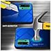 Custodia Compatibile Con Xiaomi Redmi 9t / Poco M3 In Blu - Nero - Coperchio Protettivo Bicolore In Vetro Temperato E Silicone Tpu - Foto miniatura 3