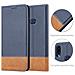 Custodia Compatibile Con Samsung Galaxy A10s In Blu Scuro Marrone - Coperchio Protettiva Con Chiusura Magnetica, Funzione Stand E Tasca Per Le Carte - Foto miniatura 6
