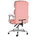 Poltrona Da Ufficio Reclinabile Rosa In Similpelle - Foto miniatura 5