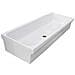 Lavabo A Canale In Ceramica 90x45x20 Cm - Foto miniatura 1