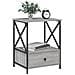Comodini 2 Pz Grigio Sonoma 50x41x65 Cm In Legno Multistrato - Foto miniatura 3