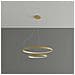 Sollux Lighting Lampadario Rio 2 55/78 Golden Led 4000k Th. 268 - Moderno Lampadario D'oro 150x78x78 Cm - Foto miniatura 2