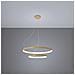 Sollux Lighting Lampadario Rio 2 55/78 Golden Led 4000k Th. 268 - Moderno Lampadario D'oro 150x78x78 Cm - Foto miniatura 3