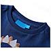 Maglietta Da Bambino A Maniche Lunghe Stampa Dinosauro Blu Marino 116 - Foto miniatura 3
