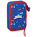 Astuccio Doppio Spidey Rosso Azzurro 12.5 X 19.5 X 4 Cm (28 Pezzi) - Foto miniatura 2