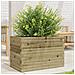 Fioriera Da Giardino 70x40x45,5 Cm In Legno Di Pino Impregnato - Foto miniatura 1