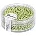 17 Grammi - Perline In Vetro Rotonde Opache Lustrate Foro Ø2,6mm - Colore Verde Chiaro - Foto miniatura 1