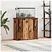 Supporto Acquario 81x36x73 cm in Legno Multistrato Legno Antico - Foto miniatura 3