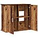 Supporto Acquario 81x36x73 cm in Legno Multistrato Legno Antico - Foto miniatura 7