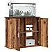 Supporto Acquario 81x36x73 cm in Legno Multistrato Legno Antico - Foto miniatura 2