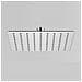 Soffione Doccia Ultraslim Quadrato Acciaio Inox Satinato 25x25 Cm Texas - Foto miniatura 1