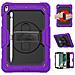 Custodia Per Ipad 9/8/7 10.2” Con Supporto E Tracolla Viola - Foto miniatura 2