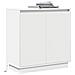 Credenza con porta Bianco 71 x 34.5 x 75 cm Legno multistrato - Foto miniatura 3