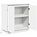 Credenza con porta Bianco 71 x 34.5 x 75 cm Legno multistrato - Foto miniatura 6