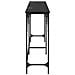 Tavolo consolle Rovere nero 180 x 29 x 75 cm Legno multistrato - Foto miniatura 5