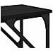 Tavolo consolle Rovere nero 180 x 29 x 75 cm Legno multistrato - Foto miniatura 7