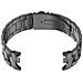 Cinturino In Metallo Compatibile Con Xiaomi Mi Band 8/9/10 - Bracciale A Tre Maglie In Acciaio Inossidabile Stile Ufficiale Black - Foto miniatura 2