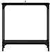 Tavolo consolle Rovere Nero 75 x 22,5 x 75 cm Legno multistrato - Foto miniatura 5