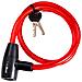 Cavo Antifurto A Testa Piatta Con Serratura A Chiave Per Bicicletta E Monopattino - Foto miniatura 2
