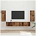 Set mobile TV 4 pcs Legno vecchio Legno multistrato - Foto miniatura 2