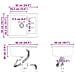 Lavello Nero 620 x 500 mm 80% Quarzo e 20% Resina - Foto miniatura 9