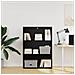 Libreria Rovere Nero 60 x 30 x 76.5 cm Legno multistrato - Foto miniatura 2