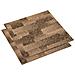 Moquette per pavimenti 20 pcs Marrone 50 x 50 cm PP - Foto miniatura 3