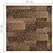 Moquette per pavimenti 20 pcs Marrone 50 x 50 cm PP - Foto miniatura 9