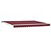 Tenda retrattile manuale Borgogna 5 × 3,5 m - Foto miniatura 1