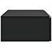 Tavolino da Parete Laterale Nero 87,5 x 34,5 x 17 cm - Foto miniatura 5