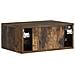 Armadio da Notte con cassetto Rovere Fumo 49 x 34,5 x 20 cm - Foto miniatura 6