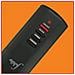 Wallflame Caminetto Elettrico a Parete Potenza 2000 Watt Colore Antracite - Foto miniatura 4