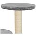 Albero Per Gatti Con Tiragraffi In Sisal 60 Cm Grigio - Foto miniatura 6