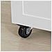 Carrello Cucina Credenza Bianca Con Armadio E Portabottiglie Fkw75-wn - Foto miniatura 8