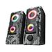 Set di Altoparlanti GXT 606 Javv 2.0 Illuminazione RGB Colore Nero e Grigio - Foto miniatura 1