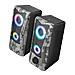 Set di Altoparlanti GXT 606 Javv 2.0 Illuminazione RGB Colore Nero e Grigio - Foto miniatura 2