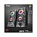 Set di Altoparlanti GXT 606 Javv 2.0 Illuminazione RGB Colore Nero e Grigio - Foto miniatura 8