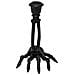 Chaks - Candelabro Scheletro In Resina 16 Cm - Foto miniatura 1
