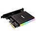 AK-PCCM2P-03 Scheda Adattatore per SSD M. 2 PCIe / SATA con RGB LED e Dissipatore di Calore - Foto miniatura 2