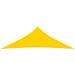 Parasole a Vela Oxford Triangolare 2,5x2,5x3,5 m Giallo - Foto miniatura 2
