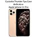 Custodia Tpu Silicone Cover Case Per Apple Iphone 11 Pro Black - Foto miniatura 2