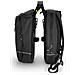 Borsa Da Bicicletta In Due Pezzi Zaino 2in1 30l Nero (wbb30bk)  - Foto miniatura 4