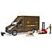 Camion Ups Sprinter Personaggio Transpallet Manuale - (02678) - Foto miniatura 1
