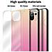 Custodia Compatibile Con Xiaomi Mi 11 Lite (4g / 5g) / 11 Lite Ne In Giallo - Rosa - Coperchio Protettivo Bicolore In Vetro Temperato E Silicone Tpu - Foto miniatura 6