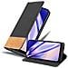 Custodia Compatibile Con Samsung Galaxy A10s In Nero Marrone - Coperchio Protettiva Con Chiusura Magnetica, Funzione Stand E Tasca Per Le Carte - Foto miniatura 1
