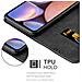 Custodia Compatibile Con Samsung Galaxy A10s In Nero Marrone - Coperchio Protettiva Con Chiusura Magnetica, Funzione Stand E Tasca Per Le Carte - Foto miniatura 5