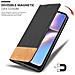Custodia Compatibile Con Samsung Galaxy A10s In Nero Marrone - Coperchio Protettiva Con Chiusura Magnetica, Funzione Stand E Tasca Per Le Carte - Foto miniatura 7