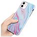 Custodia Compatibile Con Apple Iphone 12 / Iphone 12 Pro In Marmo Rosa Bianco No. 15 - Coperchio Protettivo In Silicone Tpu Con Motivo A Mosaico - Foto miniatura 5